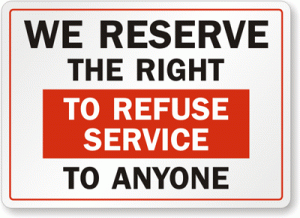 Right-Refuse-Services-Sign-S-7385